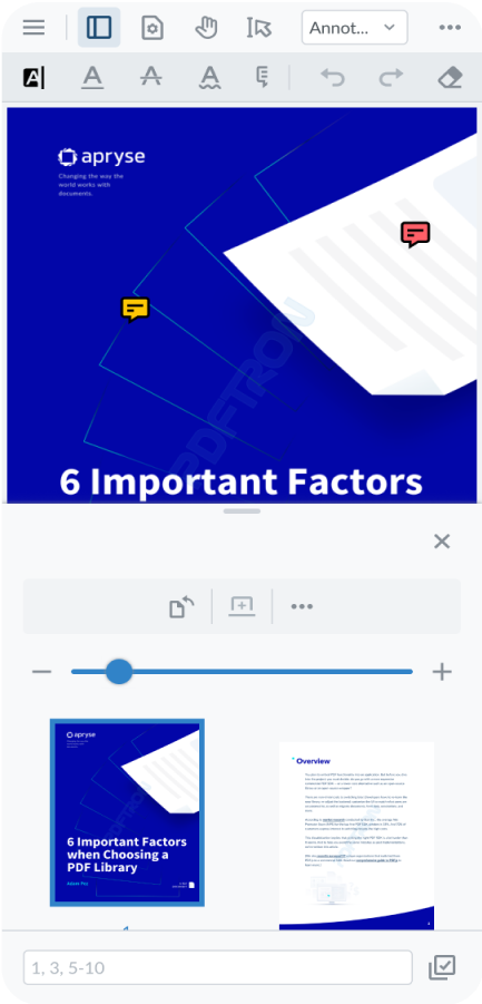 Page View - Half Screen